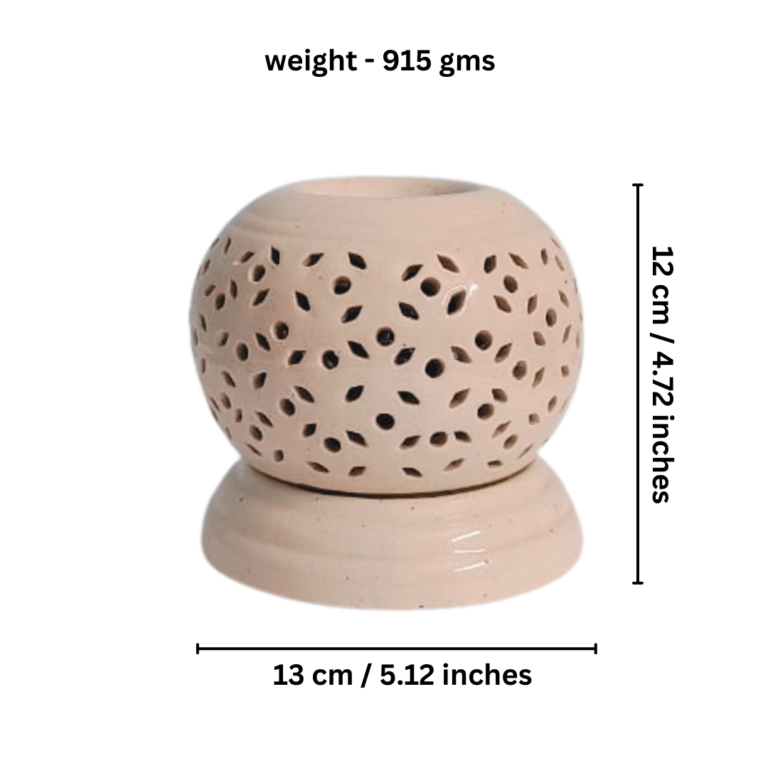 Handcrafted Ceramic Sphere Shape Electric Aroma Diffuser, Aroma Oil Burner For Home, Shops, Offices with 10ml Essential Oil