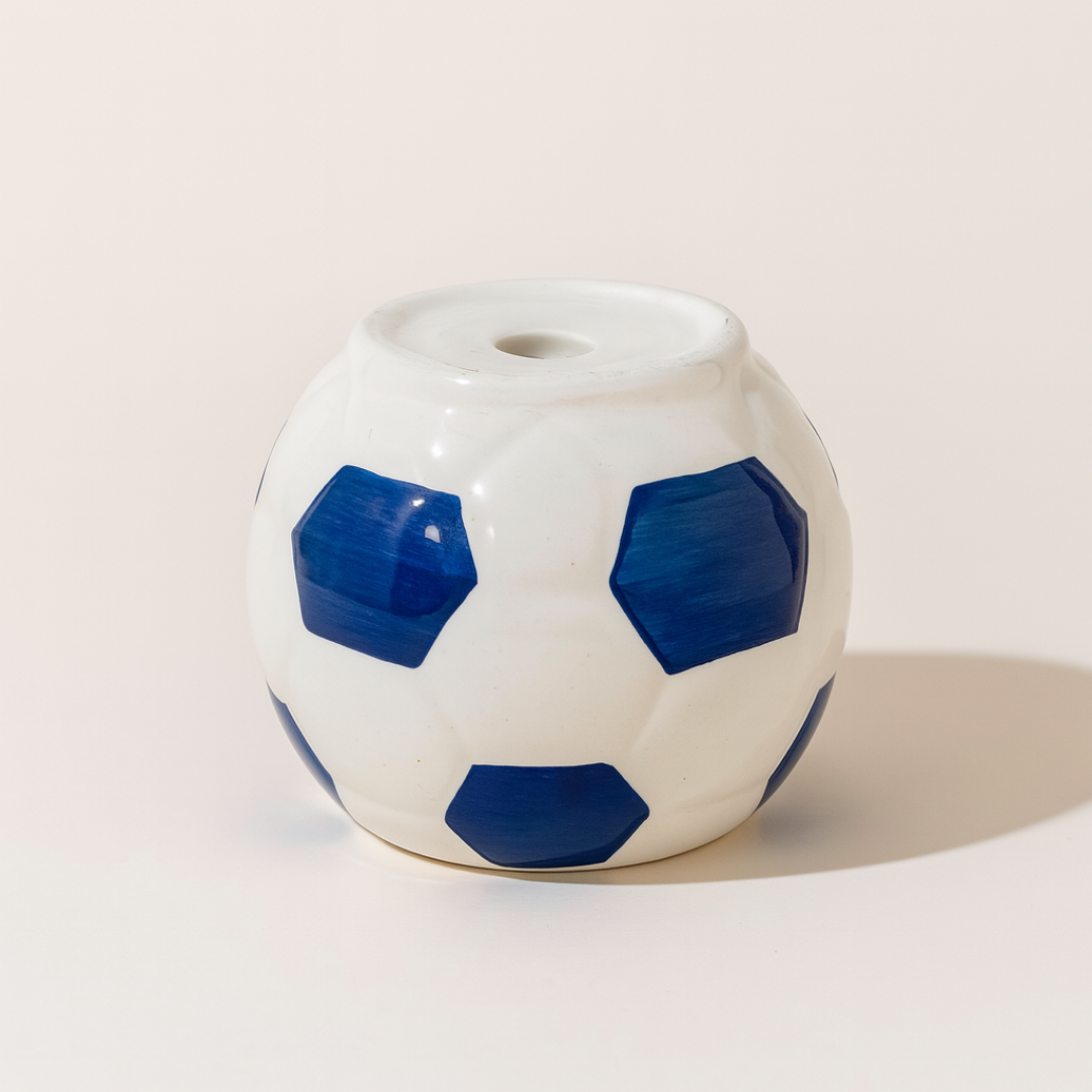 Soccer Bloom Ceramic Pot Set of 2 – Navy Blue” for indoor Plants & Outdoor Plants.