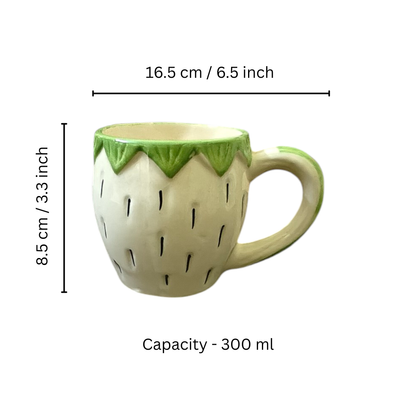 Fresh Berry Coffee Mug & Snack Plate Combo